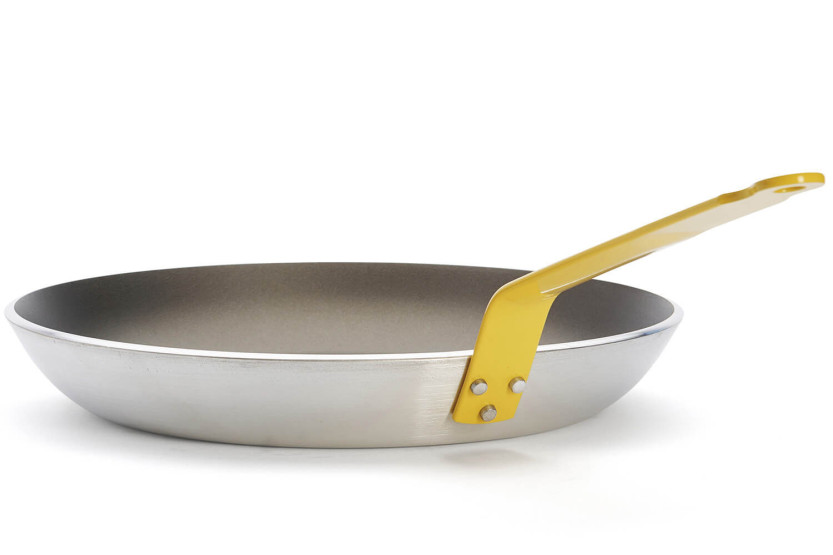 Sartén antiadherente de aluminio amarilla HACCP De Buyer Choc Classic