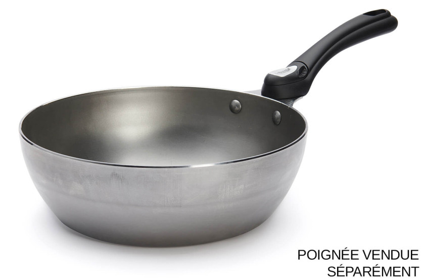 Tegame in stile country De Buyer Mineral B Twisty da 24 cm in acciaio