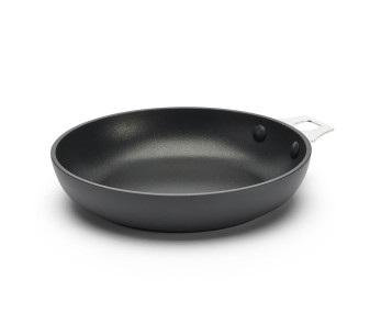 De Buyer Choc Intense Twisty koekenpan van gesmeed aluminium met antiaanbaklaag