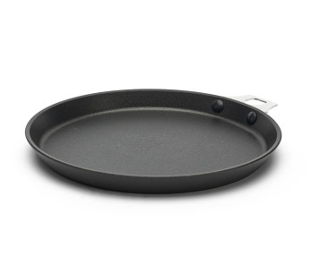 De Buyer Choc Intense Twisty pannkakspanna i smidd aluminium med non-stick