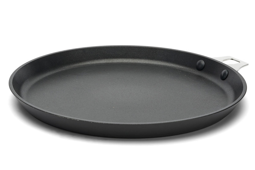 De Buyer Choc Intense Twisty pannkakspanna i smidd aluminium med non-stick