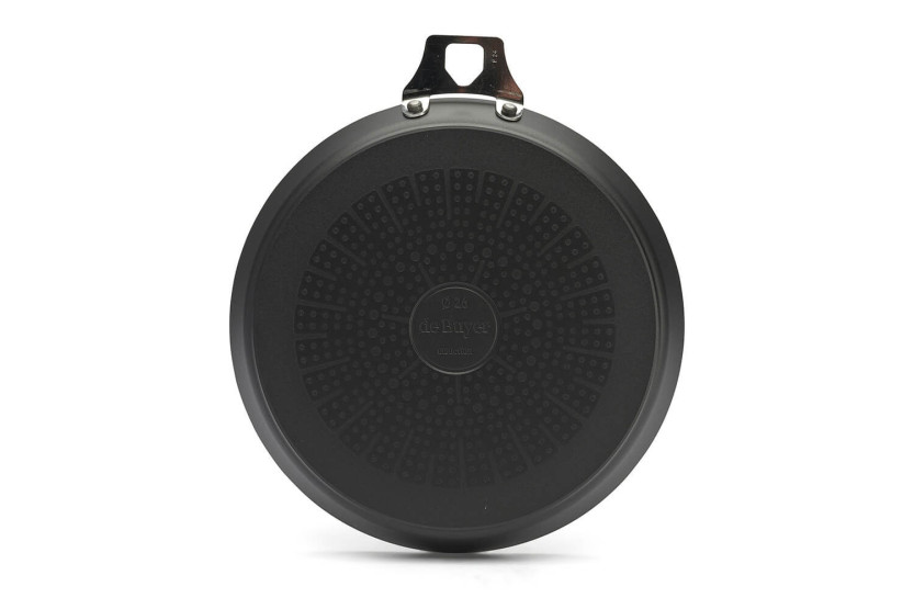 De Buyer Choc Intense Twisty pannkakspanna i smidd aluminium med non-stick