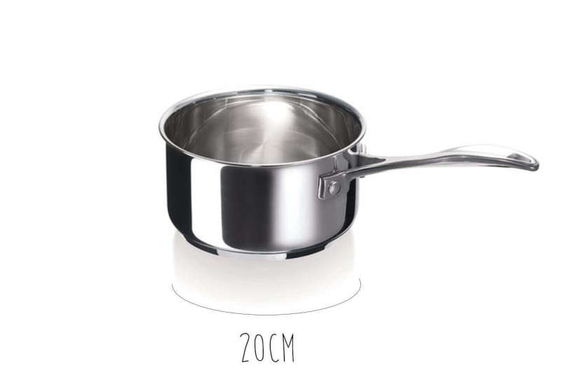 3 kpl Beka Chef -ruostumattomasta teräksestä valmistettuja kattiloita 16-20 cm.