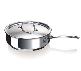 Beka Chef sartén de acero inoxidable con tapa 24cm