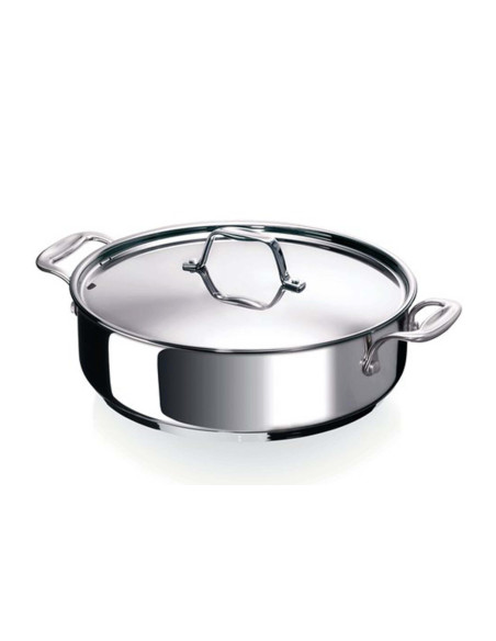 Beka Chef sartén de acero inoxidable con tapa 28cm