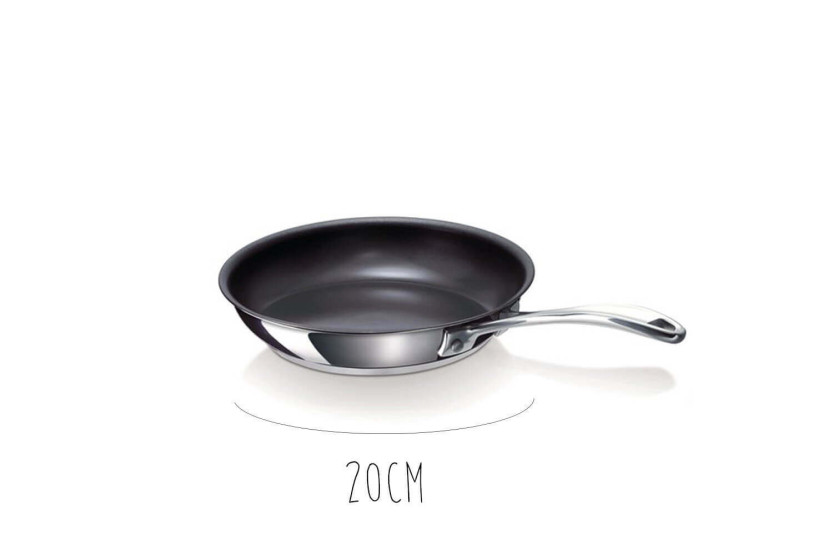 Beka Chef non-stick-stekpanna i rostfritt stål