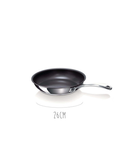 Beka Chef non-stick stekepanne i rustfritt stål