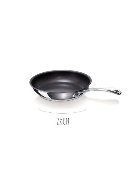 Beka Chef non-stick stekepanne i rustfritt stål