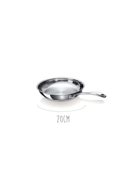 Padella in acciaio inox Beka Chef