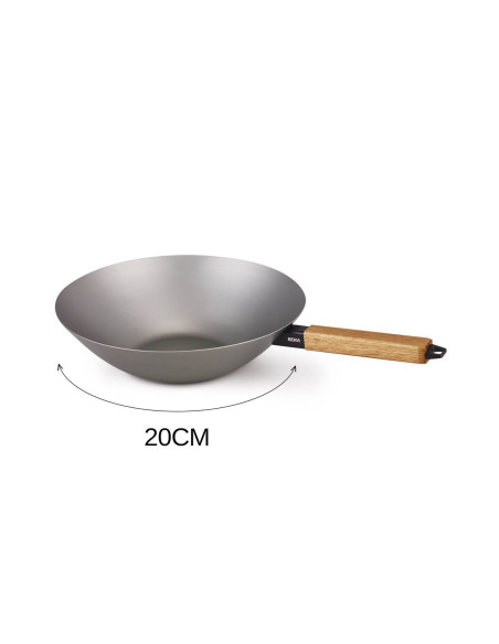 Wok in acciaio al carbonio Beka Nomad