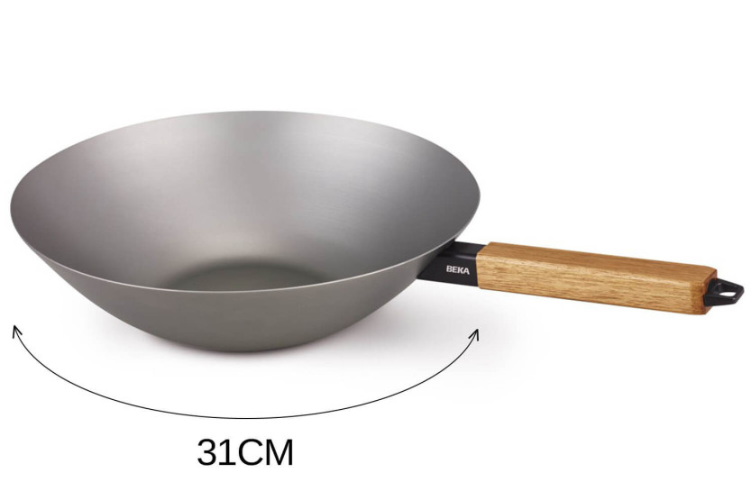 Wok de acero al carbono Beka Nomad