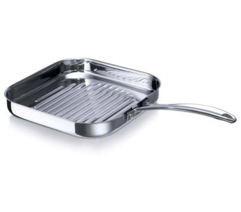 Grelhador quadrado em aço inoxidável Beka Chef 26,5x26,5cm