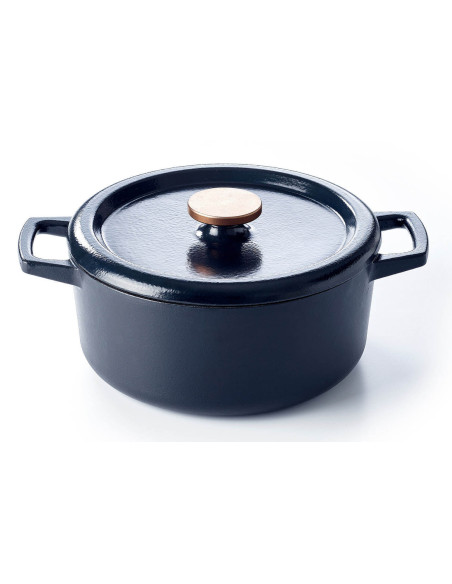 Beka Nori geëmailleerde gietijzeren ronde braadpan 26cm