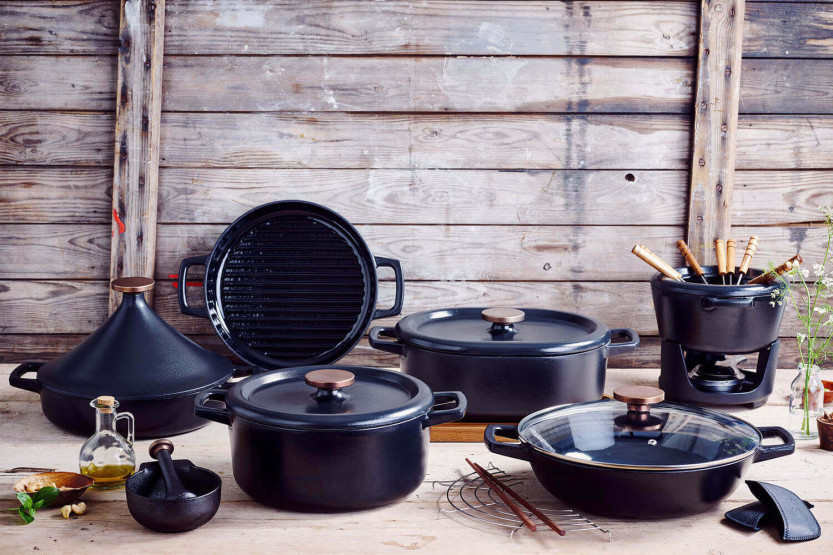 Beka Nori emaloitu valurautainen tagine-astia 28cm