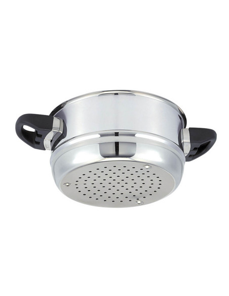 Beka Polo 24cm Couscoussier in 18/10 roestvrij staal met glazen deksel
