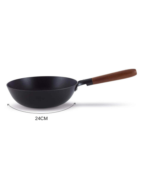 Wok antiadherente de hierro esmaltado Beka Mandala