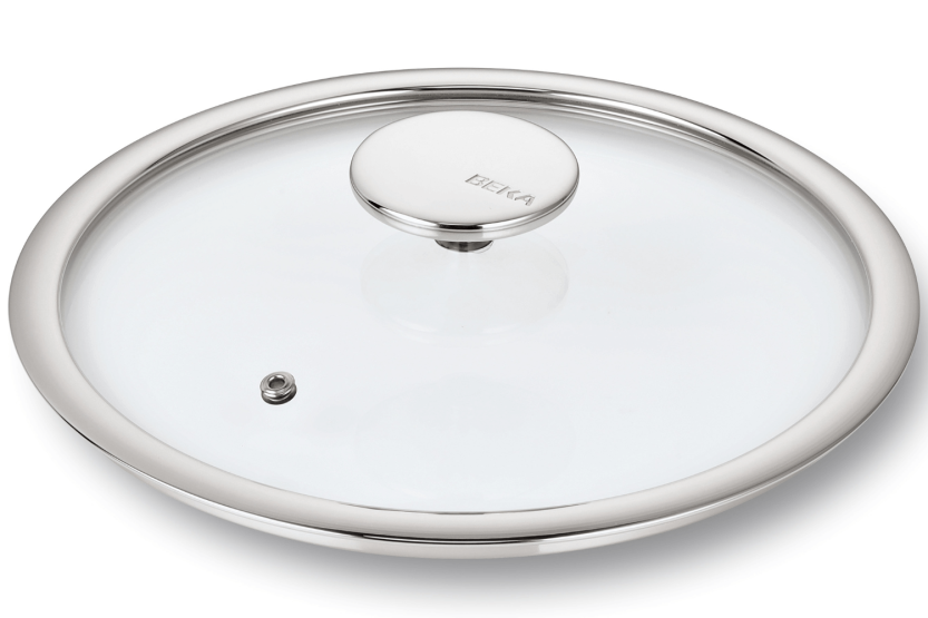 Tapa de cristal Beka R'Evolution con anillo de acero inoxidable