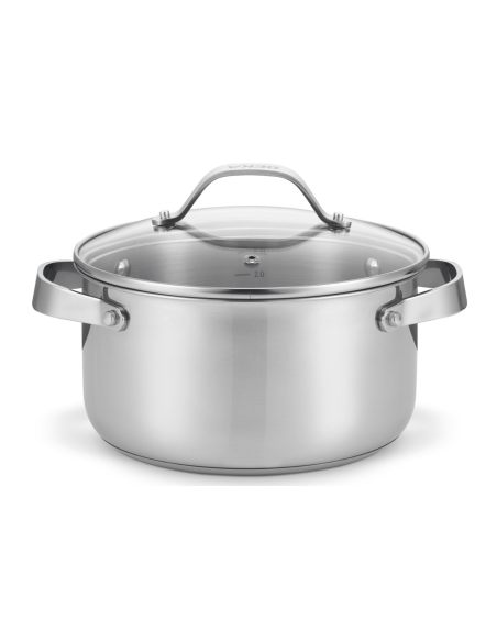 Beka Cicla roestvrijstalen braadpan 24cm met glazen deksel