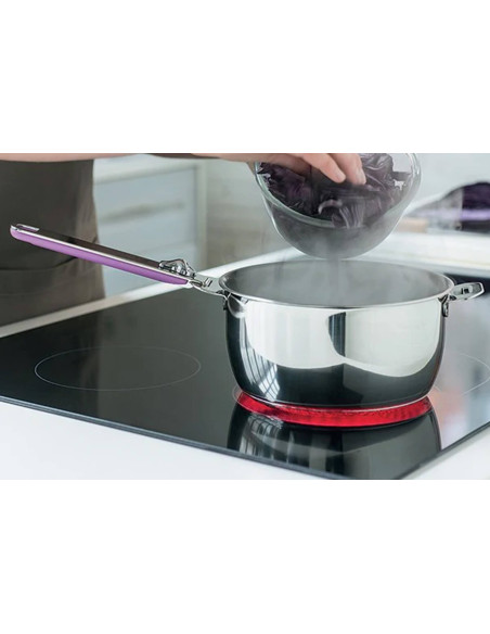Abnehmbarer Griff Beka Select grau aus Edelstahl und Bakelit