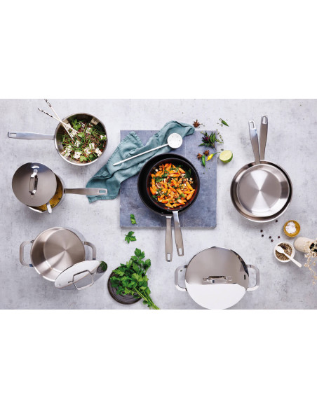 Sauteuse Beka Maestro 24cm acero inoxidable 18/10 2 asas + tapa