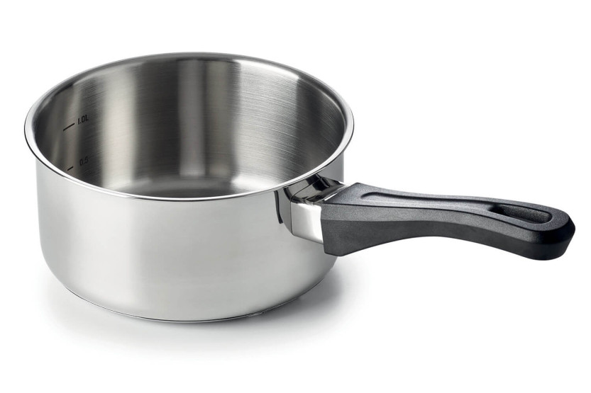 Beka Polo steelpan in 18/10 roestvrij staal met bakelieten steel