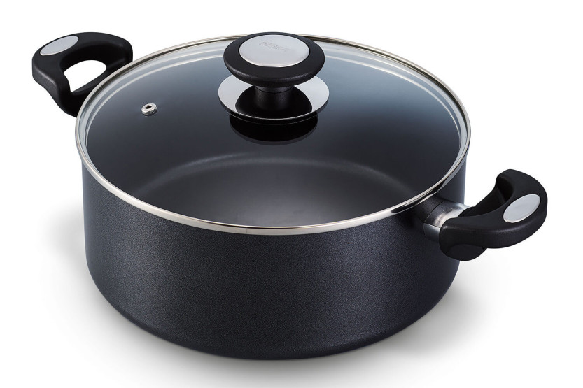 Caçarola antiaderente de cerâmica Beka Pro Induc + tampa de vidro