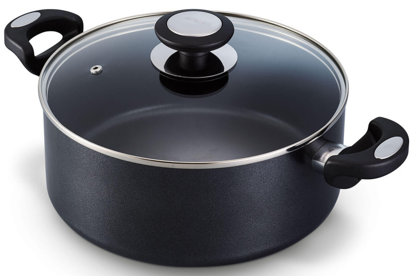 Beka Pro Induc keramisk non-stick-gryta + glaslock
