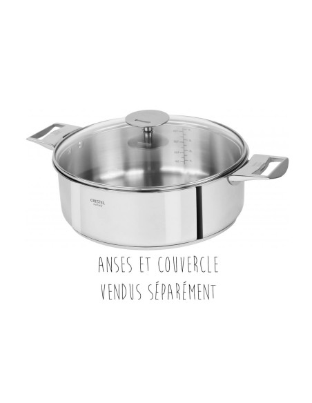 Cristel Casteline Padella rimovibile in acciaio inox