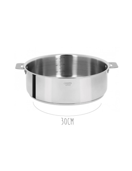 Cristel Casteline Padella rimovibile in acciaio inox