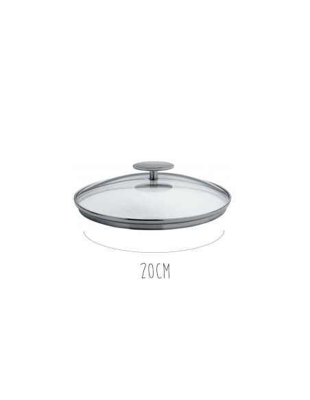 Coperchio in vetro curvato Cristel Platine