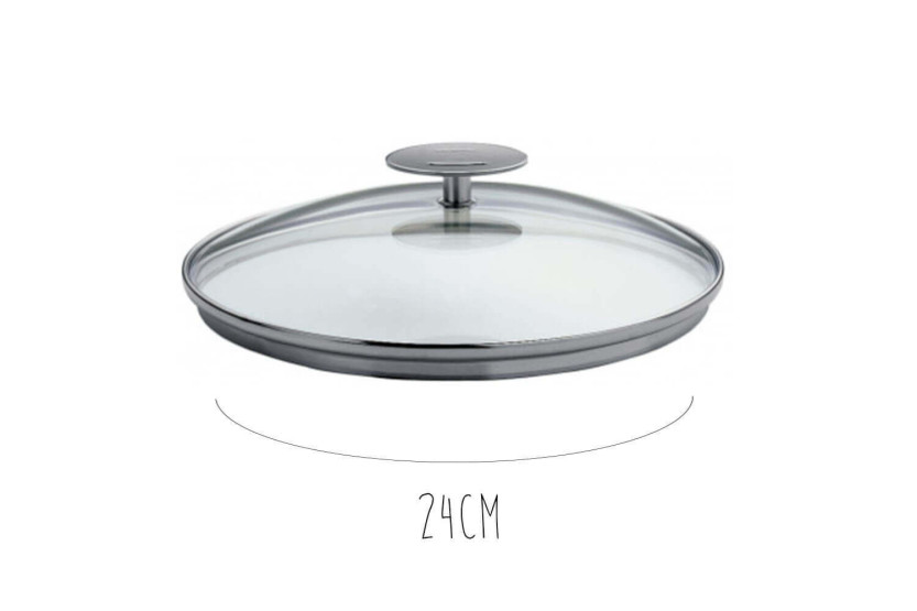 Tapa de cristal curvado Cristel Platine