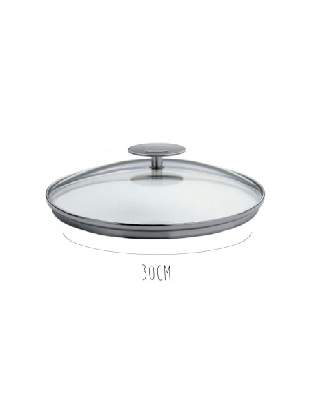 Coperchio in vetro curvato Cristel Platine