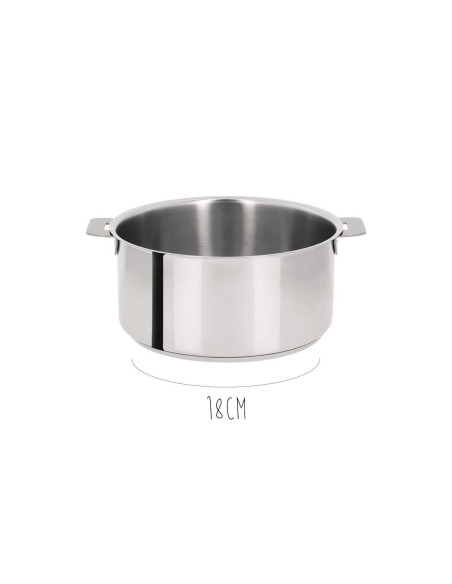 Cristel Mutine Uitneembare roestvrijstalen steelpan