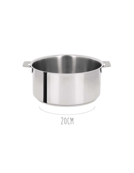 Cristel Mutine Uitneembare roestvrijstalen steelpan