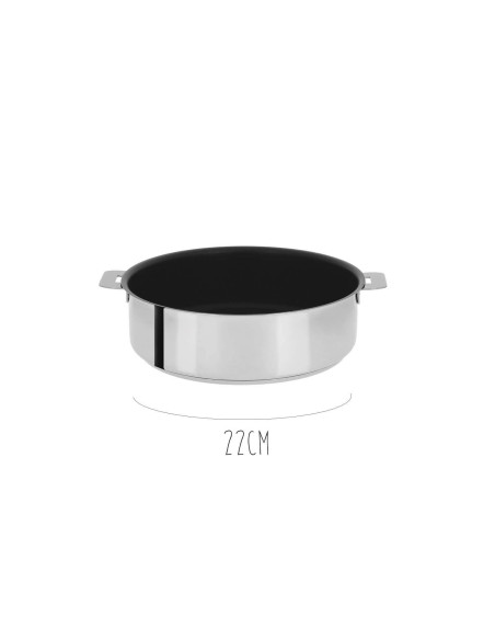 Sartén antiadherente de acero inoxidable Cristel Mutine Removable Exceliss