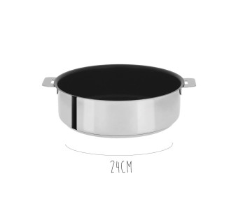Cristel Mutine Removable Exceliss non-stick stekepanne i rustfritt stål 2