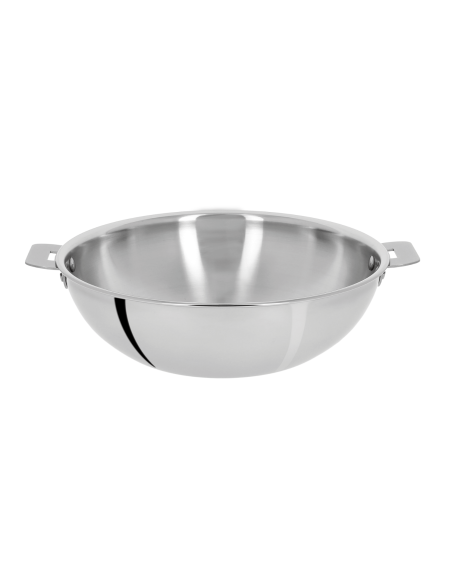 Cristel Casteline avtakbar 3-lags wok i rustfritt stål