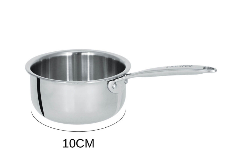Cristel Castel'Pro 3-lags minikasserolle i 18/10 rustfrit stål