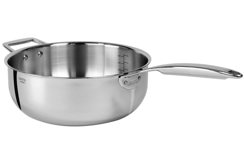 Cristel Castel'Pro kastrull i 18/10 rostfritt stål, 5 lager