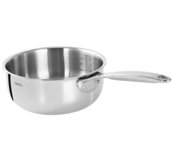 Cristel Castel'Pro kastrull i 18/10 rostfritt stål, 5 lager