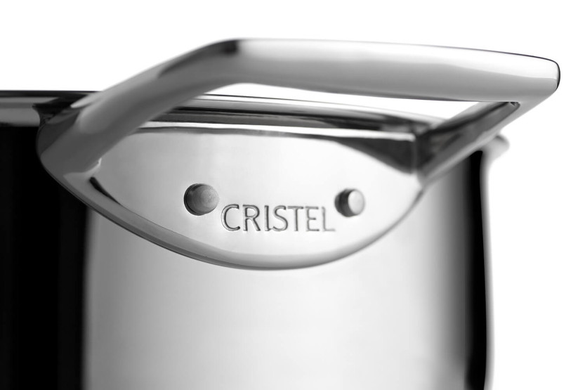 Cristel Castel'Pro Keittokattila 18/10 ruostumattomasta teräksestä 3-kerroksinen + kansi täysin ruostumattomasta teräksestä.