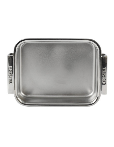 Mini pirofila Cristel Castel'Pro 10x12cm a 3 strati in acciaio inox 18/10