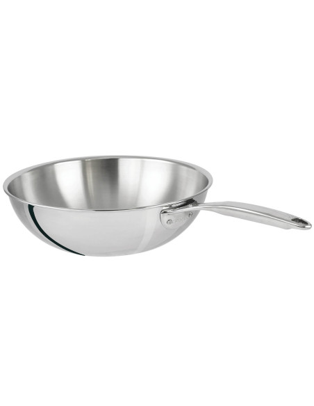 Cristel Castel'Pro 3-lagers wok i 18/10 rostfritt stål