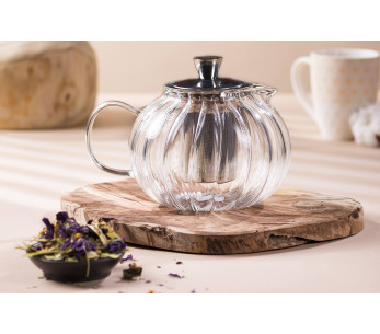 Tetera Cristel Gyokuro de vidrio borosilicato de 1,2L con filtro extraíble 2