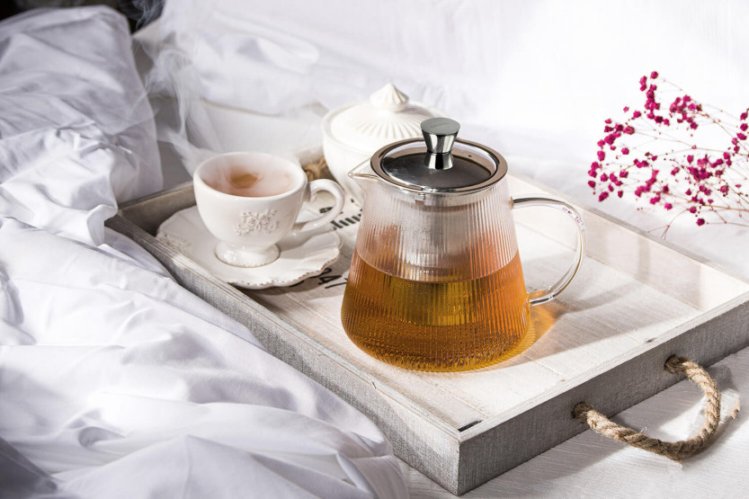 Cristel Darjeeling 1,2 l tekanne i borosilikatglass med avtakbart filter