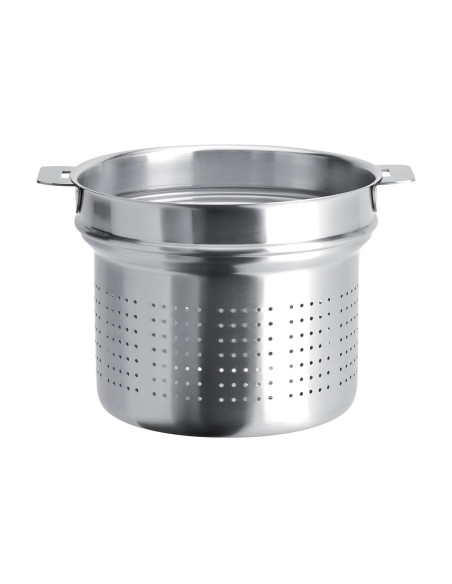Cocedor de Pasta Extraíble Cristel Strate 22cm en acero inoxidable 18/10