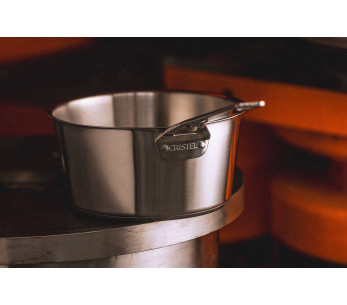 Pentola Cristel 1826 in acciaio inox 18/10 spazzolato 2