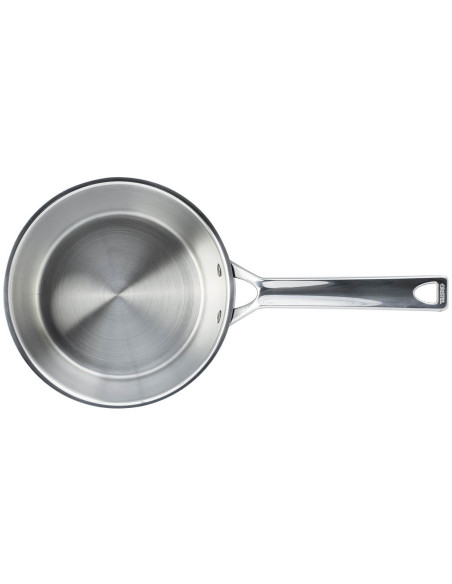 Cacerola Cristel 1826 de acero inoxidable 18/10 cepillado
