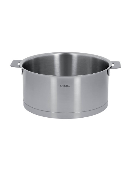 Set di 3 teglie estraibili Cristel Strate in acciaio inox 18/10 + 1 manico Strate in acciaio inox