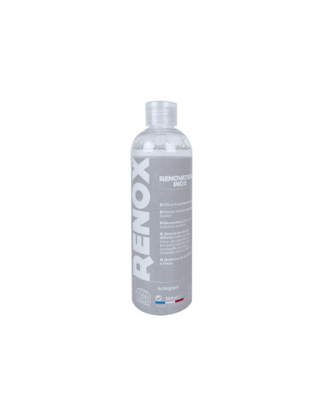 Produto de limpeza ecológico para aço inoxidável Cristel Renox - frasco de 300ml